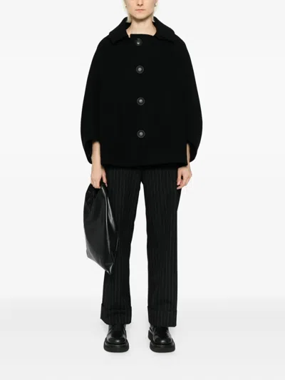 Y's Single-breasted Jacket In Black