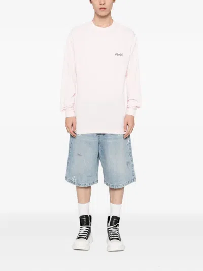 Ksubi Maxx Painter Denim Shorts In Blue