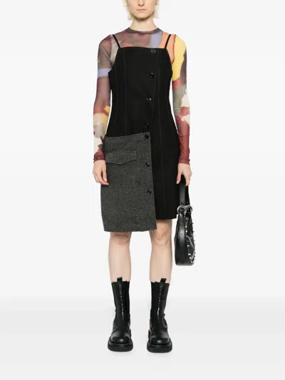 拼贴设计连衣裙