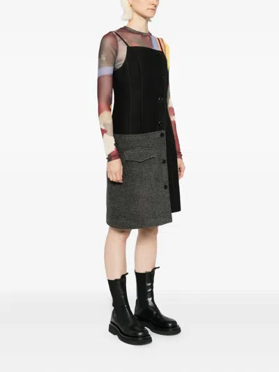 拼贴设计连衣裙