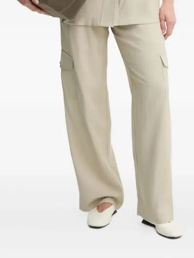 褶饰工装口袋长裤