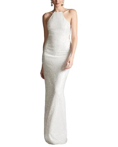 Sachin & Babi Morgan Gown In White