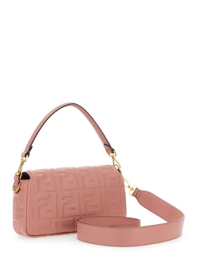 Fendi Baguette Medium Shoulder Bag In Pink