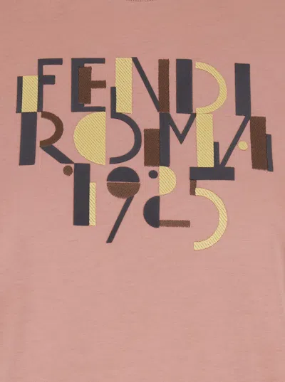 Fendi T-shirt In Pink