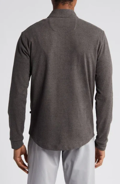 Swannies Emery Quarter Zip Golf Pullover In Gray