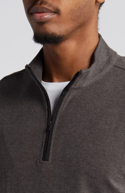 Swannies Emery Quarter Zip Golf Pullover In Gray