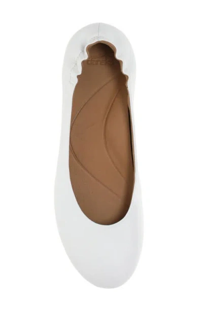 Dansko Mollie Ballet Flat In White