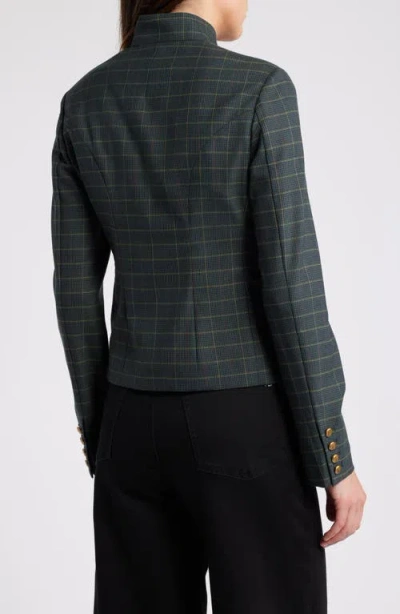 Rag & Bone Slade Cropped Plaid Wool-blend Blazer