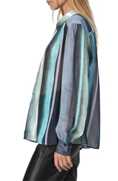 Rag & Bone Emmy Stripe Button-up Shirt In Multi