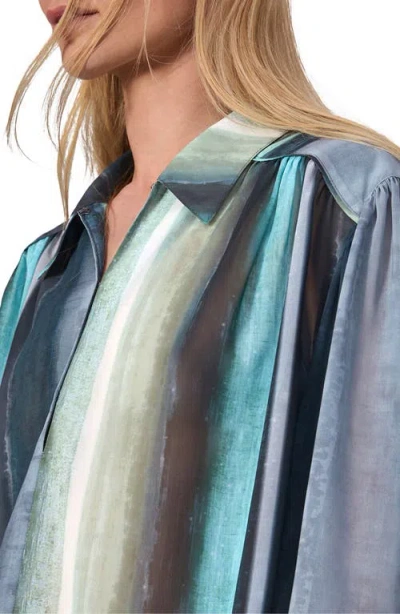 Rag & Bone Emmy Stripe Button-up Shirt In Multi