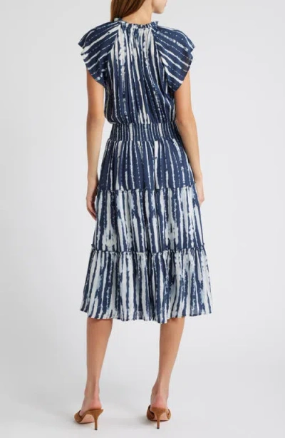 Rails Amellia Print Tiered Midi Dress
