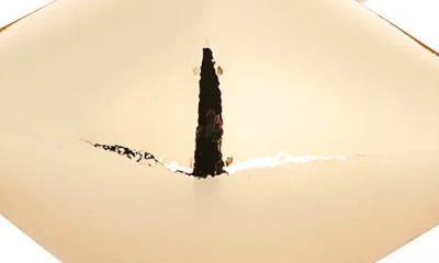 Nordstrom Rack Domed Link Stretch Bracelet In Burgundy