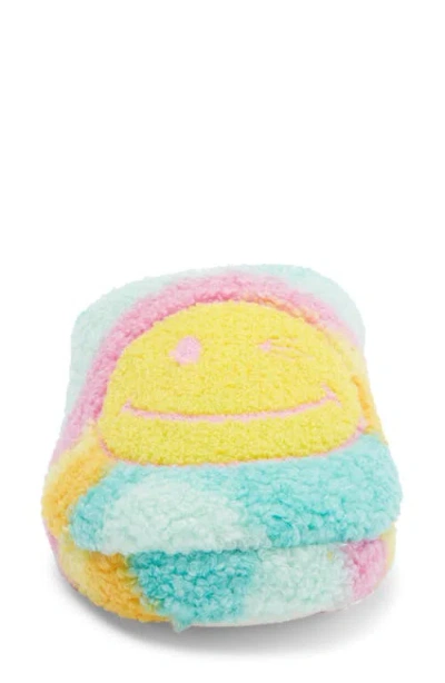 Joe Boxer Faux Fur Clog Slipper In Gold