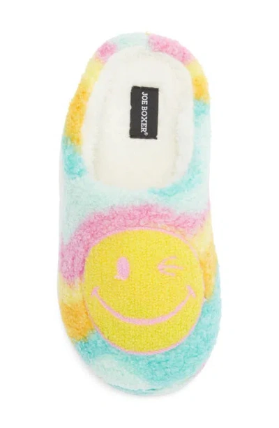 Joe Boxer Faux Fur Clog Slipper In Gold