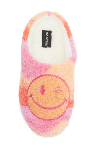 Joe Boxer Faux Fur Clog Slipper In Pattern