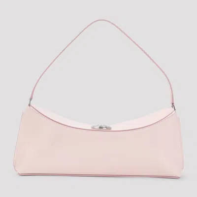 Jacquemus Le Calisso Pink Shoulder Bag With Engraved Snap Button In Leather In Pink