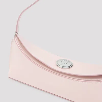 Jacquemus Le Calisso Pink Shoulder Bag With Engraved Snap Button In Leather In Pink