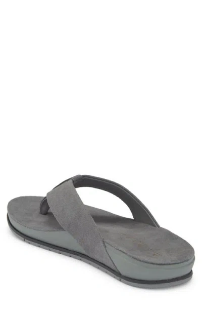 Reef Ojai Suede Flip Flop In Gray