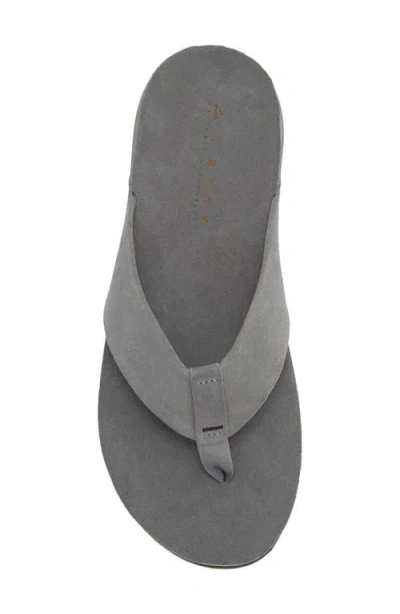 Reef Ojai Suede Flip Flop In Gray