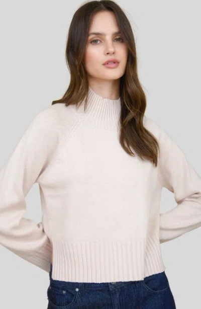Blu Pepper Turtleneck Cozy Sweater In Brown