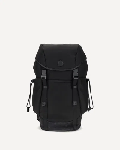 Moncler Tech Technical Fabric Backpack In Black