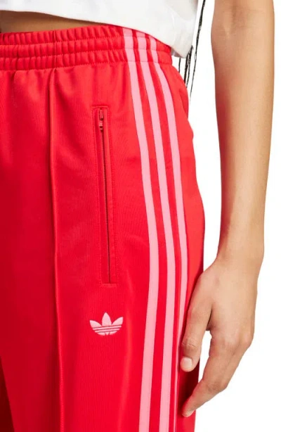 Adidas Originals Straight Trousers With Elastic Waistband And Side Stripes In Multi