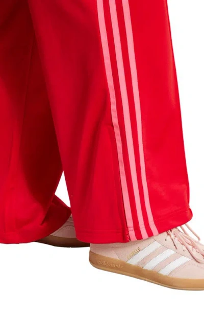 Adidas Originals Straight Trousers With Elastic Waistband And Side Stripes In Multi