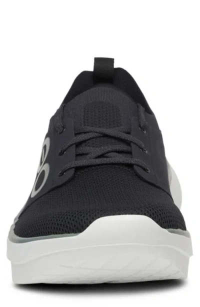 Oofos Oomy Stride Sneaker In Black