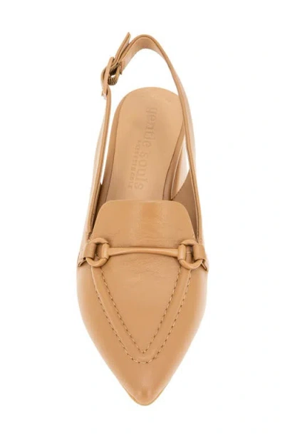 Gentle Souls Women's Dawson Pointy Toe Leather Slingback Pumps In Brown