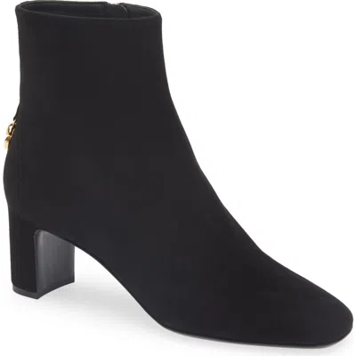 Dolce & Gabbana Suede Ankle Boot In Black