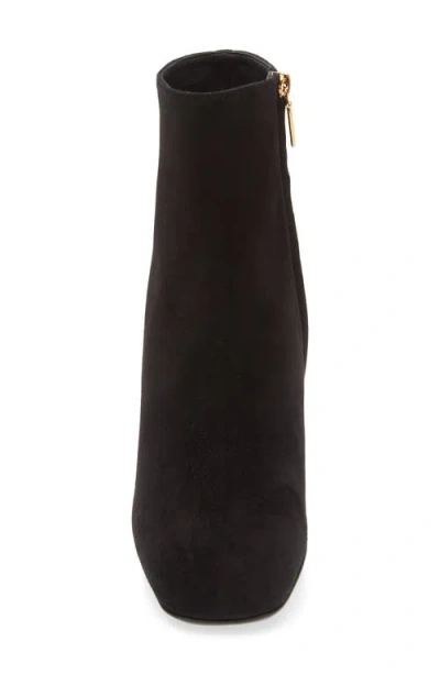 Dolce & Gabbana Suede Ankle Boot In Black
