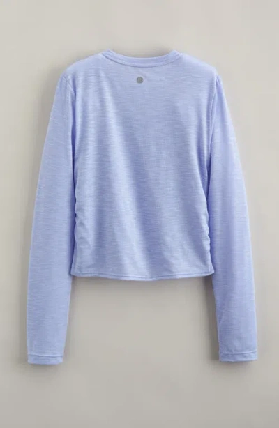 Zella Girl Kids' Flex Crossover Front T-shirt In Purple