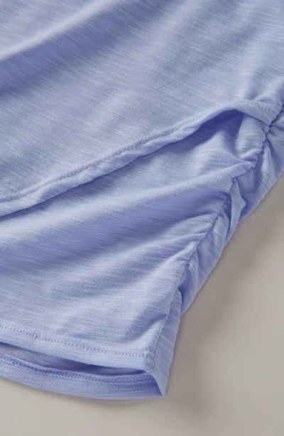 Zella Girl Kids' Flex Crossover Front T-shirt In Purple