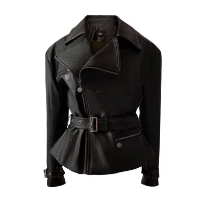Ow Collection Daphne Jacket In Black