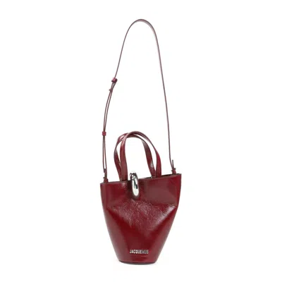 Jacquemus Le Petit Bambola In Burgundy