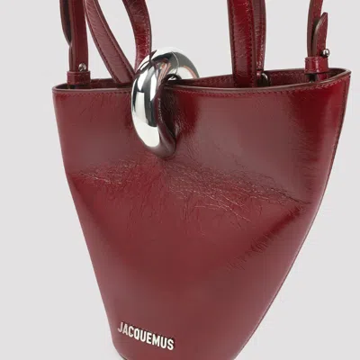 Jacquemus Le Petit Bambola In Burgundy
