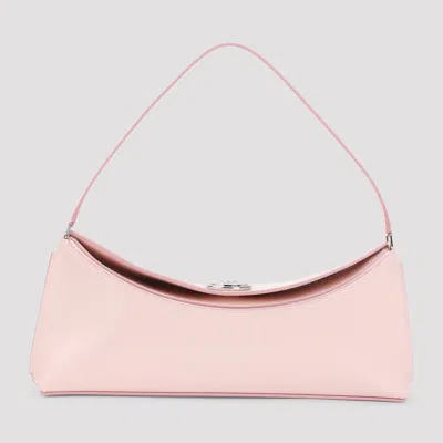 Jacquemus Le Calisso Pink Shoulder Bag With Engraved Snap Button In Leather In Pink