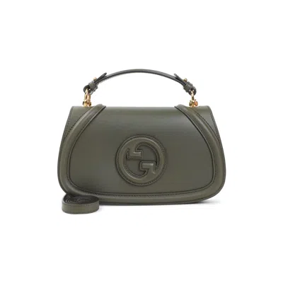 Gucci Medium Tote Bag With Gg Cross Detail In Green