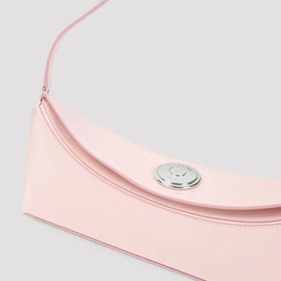 Jacquemus Le Calisso Pink Shoulder Bag With Engraved Snap Button In Leather In Pink