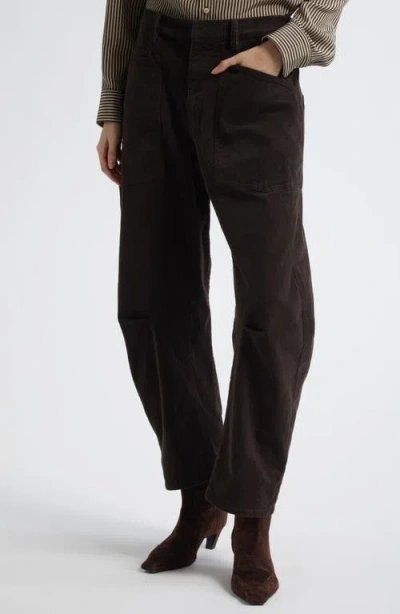 Nili Lotan Shon Corduroy Pants In Black