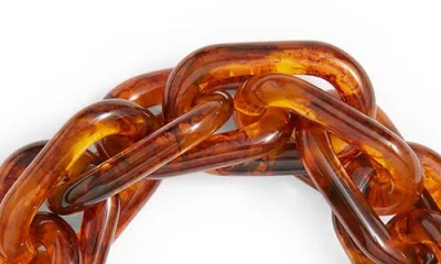 Clare V . Shortie Resin Link Chain Strap