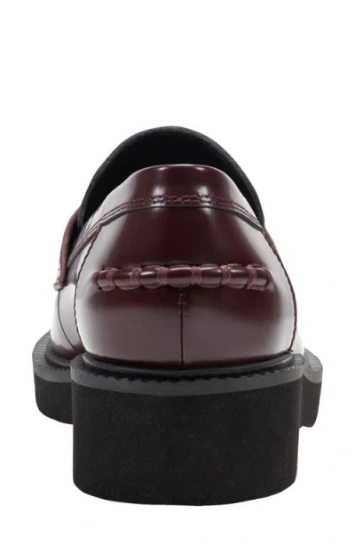 Marc Fisher Ltd Women's Dagman Loafer Flats In Burgundy