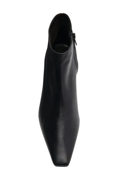 The Row Black Carla 45 Ankle Boots In Leather In Black