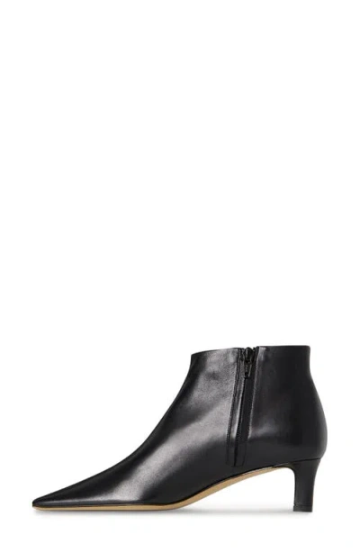 The Row Black Carla 45 Ankle Boots In Leather In Black