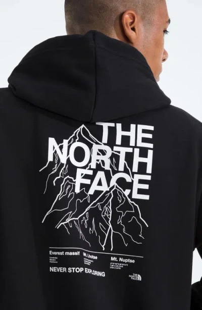 The North Face Search & Rescue Cotton Hoodie In Black