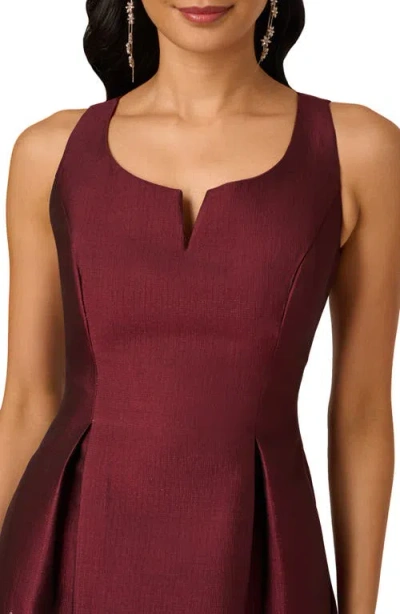 Adrianna Papell Women's Notch Scoop Neck Midi Dress In Multi