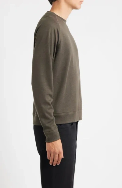 Scott Barber Wool Blend Sweatshirt In Brown