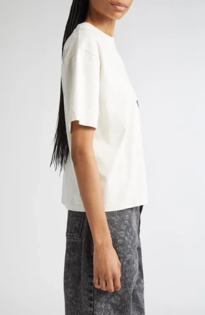 Golden Goose White T-shirt With Rose In White