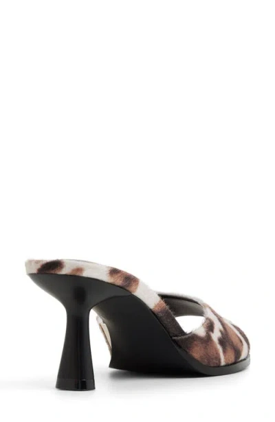 Call It Spring By Aldo Cassiee Genuine Calf Hair Slide Sandal In Animal Print