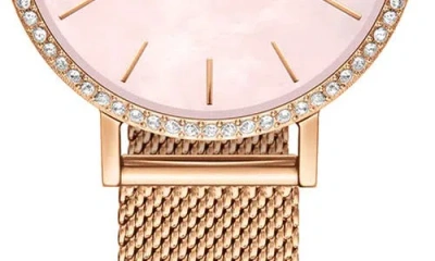 Daniel Wellington Petite Lumine Mesh Strap Watch, 28mm In Gold